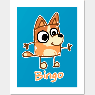 Bingo Doodle Posters and Art